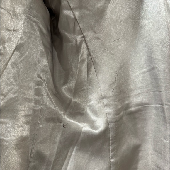 J. Crew Women's Light Gray Trench Coat - Picture 7 of 8